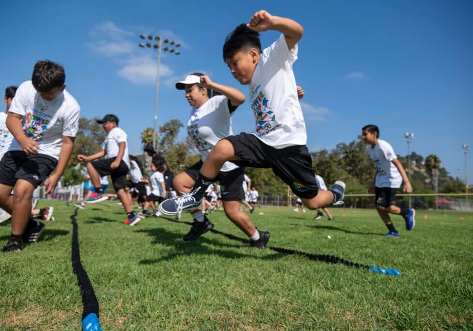 Heal LA’s  Power Up Fitness event at Montecito Heights Recreation Center on Saturday, August 17, 2024 in Los Angeles, California. (Photo/Josh Barber)